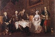 HOGARTH, William The Strode Family w Sweden oil painting reproduction